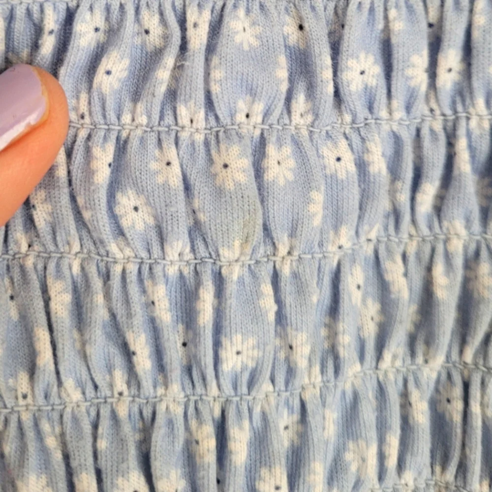 Xtraordinary Shirred Toddler Shirt. Light Blue. - Picture 4 of 4